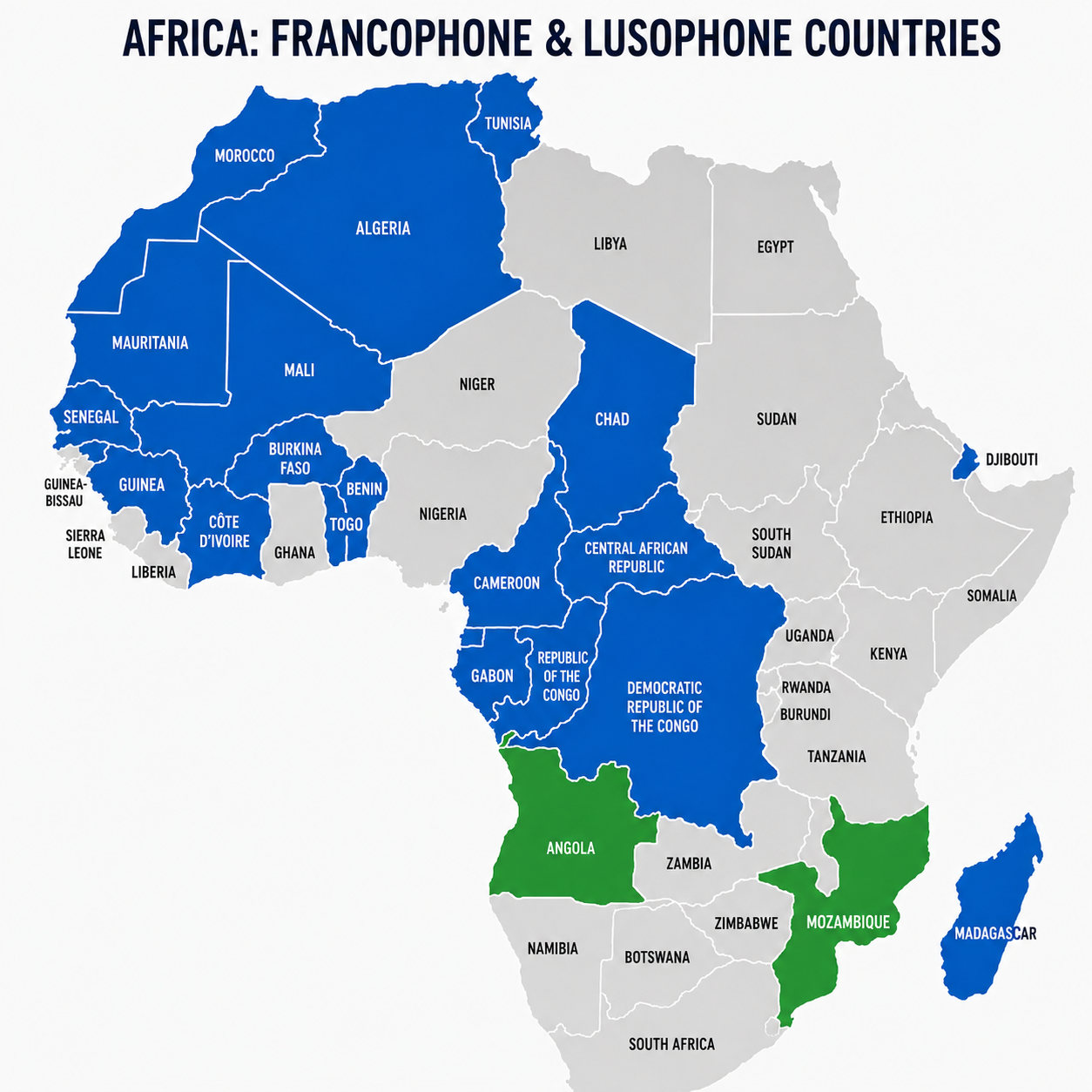 Strategic Africa Map